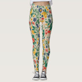 Leggings Blumenthema (Vorderseite)