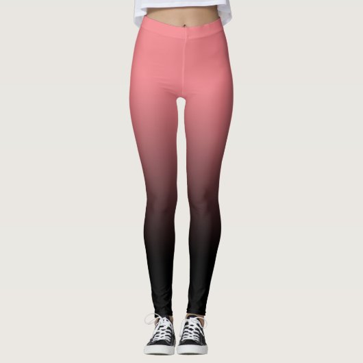 Leggings Blush Black Ombre (Vorderseite)