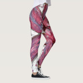 Leggings Blütenperpul und Magenta (Rechts)