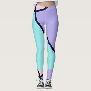 Leggings Broken Tile Misty Colors