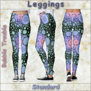 LEGGINGS - Bubble Trouble - Abstraktes Design
