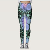 LEGGINGS - Bubble Trouble - Abstraktes Design (Vorderseite)