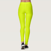 Leggings Buddy Solid Colors Chartreuse Yellow (Rückseite)