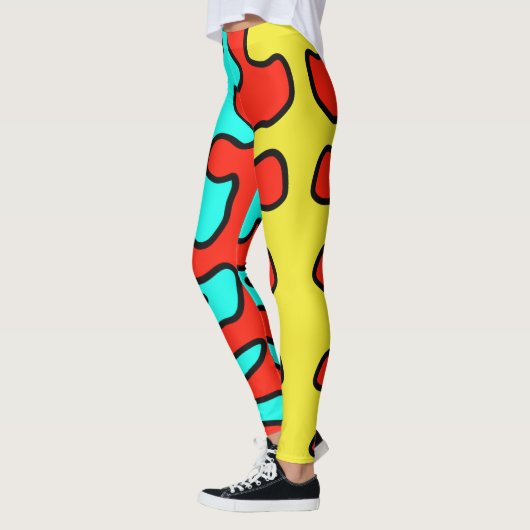 Leggings bunter Kunstspass (Links)