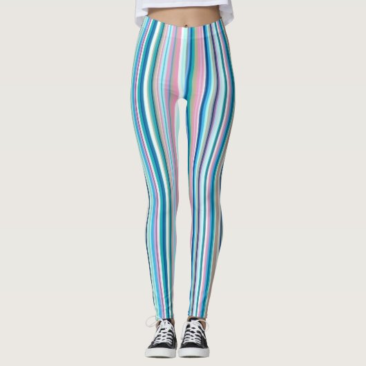 Leggings - Candy-Streifen (Vorderseite)