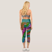Leggings Capri capri Hohe Meerjungfrau (Rückseite)