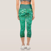 Leggings Capri capri Hohe Meerjungfrau (Rückseite)
