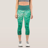 Leggings Capri capri Hohe Meerjungfrau (Vorderseite)