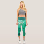 Leggings Capri capri Hohe Meerjungfrau (Vorderseite)