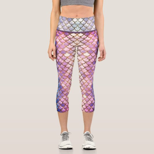 Leggings Capri capri Hohe Meerjungfrau (Vorderseite)