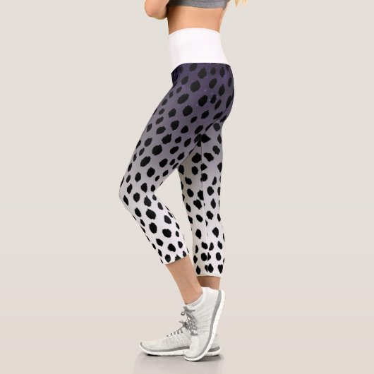 Leggings Capri High Waisted Capris leopardo (Links)