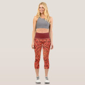 Leggings Capri Hochgröße/Tribal/Fischerei (Vorderseite)