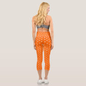 Leggings Capri Orange (Rückseite)