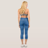 Leggings Capri tejano ecológico (Rückseite)