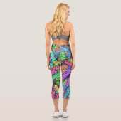 Leggings Capri Thanks palabras coloridas (Rückseite)