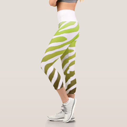 Leggings Capri tigre verde degradado (Links)