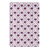 Leggings chic floral foliage purple blooming flowe mini klemmbrett (Rückseite)