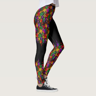 Leggings Colorful Paintball Splotts