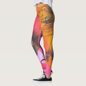 leggings con pintura original digital, abstracto (Links)