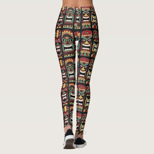 Leggings cool Tiki Totem (Rückseite)