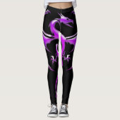 Leggings cooler Drache (Vorderseite)