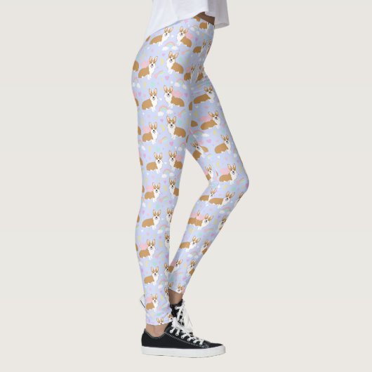 Leggings Corgi Unicorn Pastel (Rechts)