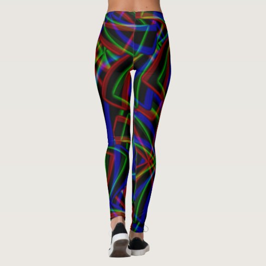 Leggings Crazy Lines (Rückseite)