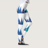 Leggings der Abstrakten Bergwelt (Rechts)