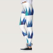 Leggings der Abstrakten Bergwelt (Links)