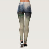 Leggings der abstrakten Erde (Rückseite)