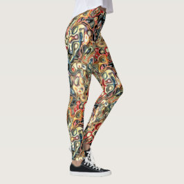 Leggings der abstrakten Kunst