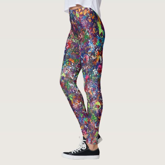 Leggings der abstrakten Kunst (Links)