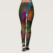 Leggings der abstrakten Kunst (Rückseite)
