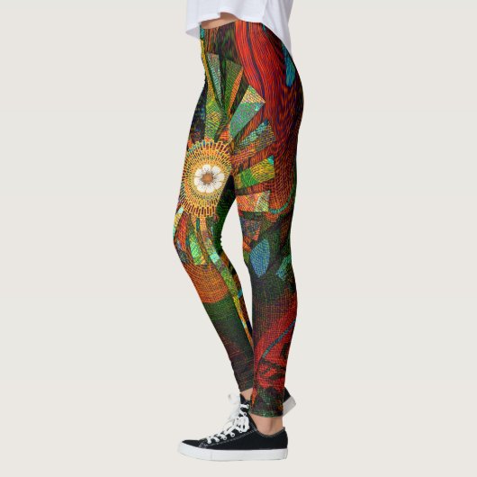 Leggings der abstrakten Kunst (Links)