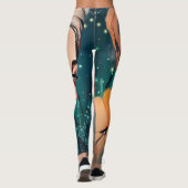 Leggings der abstrakten Kunst (Rückseite)