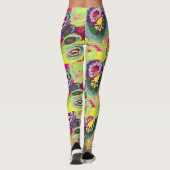 Leggings der abstrakten Kunst (Rückseite)