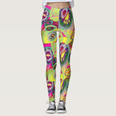Leggings der abstrakten Kunst (Vorderseite)
