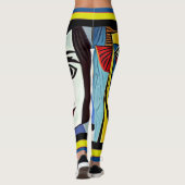 Leggings der abstrakten Kunst (Rückseite)