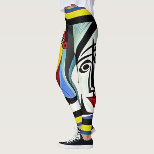 Leggings der abstrakten Kunst (Links)