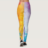Leggings der abstrakten Kunst (Rückseite)