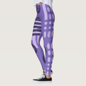 Leggings der abstrakten Kunst in Schattierungen Li (Links)