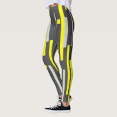 Leggings der Abstrakten Kunst mit Fokussierung auf (Links)
