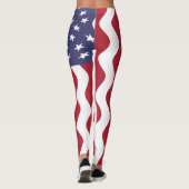 Leggings der amerikanischen Flagge (Rückseite)
