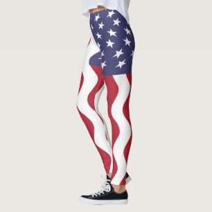 Leggings der amerikanischen Flagge