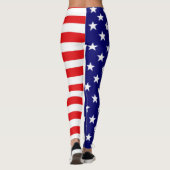 Leggings der amerikanischen Flagge (Rückseite)