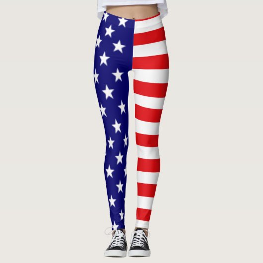 Leggings der amerikanischen Flagge (Vorderseite)