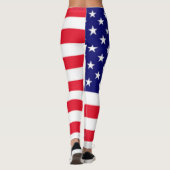 Leggings der amerikanischen Flagge (Rückseite)