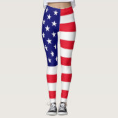 Leggings der amerikanischen Flagge (Vorderseite)