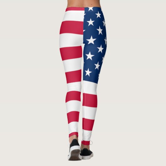 Leggings der amerikanischen Flagge (Rückseite)