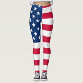 Leggings der amerikanischen Flagge (Vorderseite)